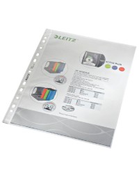 Showtas leitz premium standaard 11-gaats copy safe 0.085mm pp a4 transparant