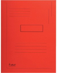 Dossiermap exacompta forever a4 2 kleppen 290gr rood