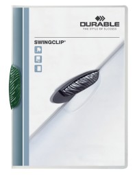Klemmap durable swingclip 30 vellen groen