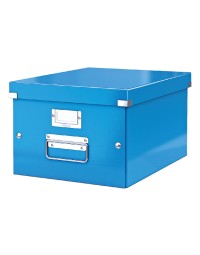 Opbergbox leitz wow click & store 281x200x370mm blauw