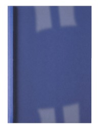 Thermische omslag gbc a4 3mm linnen donkerblauw 100stuks