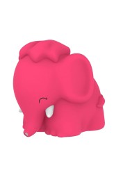 Dhink-Nachtlampje Elephant in zacht knuffel-siliconen materiaal