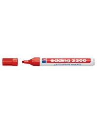 Viltstift edding 3300 schuin rood 1-5mm