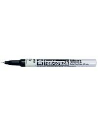 Viltstift sakura pen-touch ef wit 1-2mm