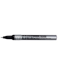 Viltstift sakura pen-touch ef zilver 1-2mm