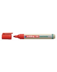 Viltstift edding 28 whiteboard ecoline rond 1.5-3mm rood