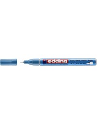 Viltstift edding 780 lakmarker rond 0.8mm metallic lichtblauw