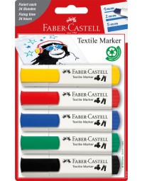 Viltstift faber-castell textiel assorti