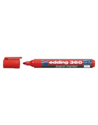 Viltstift edding 360 whiteboard rond 1.5-3mm rood