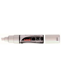 Krijtstift uni-ball chalk schuin 8.0mm wit