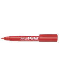 Viltstift pentel nn50 rond rood 1.5-3mm