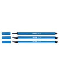 Viltstift stabilo pen 68/41 medium ultramarijn blauw