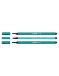 Viltstift stabilo pen 68/51 medium turquoiseblauw