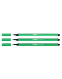 Viltstift stabilo pen 68/033 medium neon groen