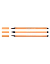 Viltstift stabilo pen 68/054 medium neon oranje