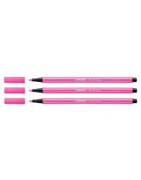 Viltstift stabilo pen 68/056 medium neon roze