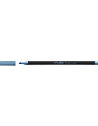 Viltstift stabilo pen 68/841 medium metallic blauw