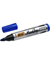 Viltstift bic 2000 ecolutions rond large blauw