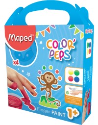 Vingerverf maped color'peps my first set á 4 kleuren