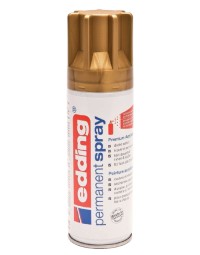 Verfspuitbus edding 5200 permanent spray mat rijkgoud