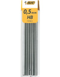 Potloodstift bic hb 0.5mm koker à 12 stuks