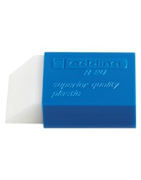 Gum edding r20 45x24x10mm met blauwe houder kunststof wit