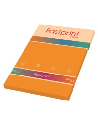 Kopieerpapier fastprint a4 120gr oranje 100vel