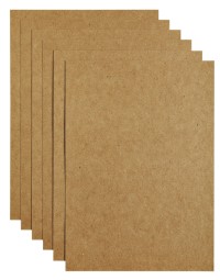 Kopieerpapier papicolor a4 220gr 6vel kraft bruin
