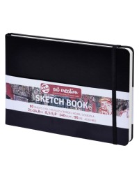 Schetsboek talens art creation zwart 21x15cm 140gr 80vel