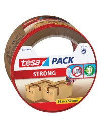 Verpakkingstape tesapack® strong 66mx50mm bruin