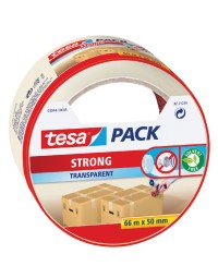 Verpakkingstape tesapack® strong 66mx50mm transparant