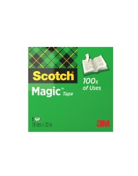 Plakband scotch magic 810 19mmx33m onzichtbaar mat
