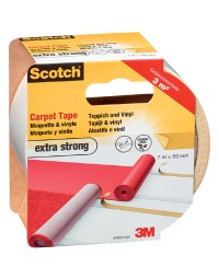 Dubbelzijdige plakband scotch tapijt 50mmx7m extra strong