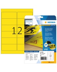 Etiket herma 8029 99.1x42.3mm weerbestendig geel 300stuks
