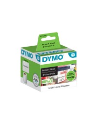 Etiket dymo labelwriter 99015 54mmx70mm wit rol à 320 stuks