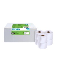 Etiket dymo labelwriter 99014 54mmx101mm adres wit doos à 6 rol à 220 stuks