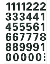 Etiket herma 4164 15mm getallen 0-9 zwart