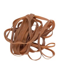 Elastiek standard rubber bands 68 140x5mm 50gr 28 stuks bruin