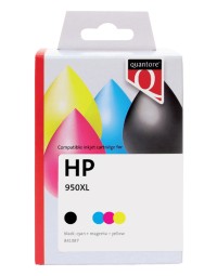 Inktcartridge quantore alternatief tbv hp c2p43ae 950xl+951xl zwart + 3 kleuren