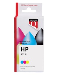 Inktcartridge quantore alternatief tbv hp f6u67ae 302xl kleur