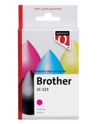 Inktcartridge quantore alternatief tbv brother lc-123 rood