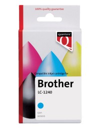Inktcartridge quantore alternatief tbv brother lc-1240 blauw