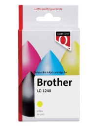 Inktcartridge quantore alternatief tbv brother lc-1240 geel