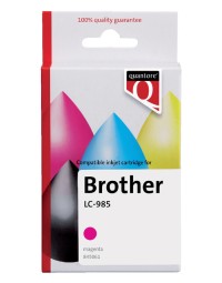 Inktcartridge quantore alternatief tbv brother lc-985 rood