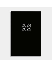 Hobbit - Basic Agenda - 2024-2025- 1 week op 2 pagina's - A5 (14,8 x 21 cm) - Zwart