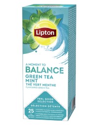 Thee lipton balance green tea mint 25x1.5gr
