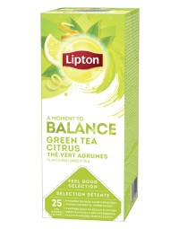 Thee lipton balance green tea citrus 25x1.5gr