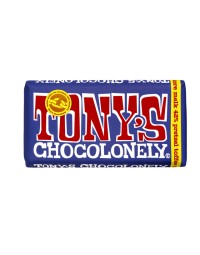 Chocolade tony's chocolonely donker melk pretzel toffee reep 180gr