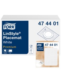 Placemats tork linstyle® 39x30cm 100st wit 474401