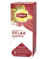 Thee lipton relax rooibos 25stuks